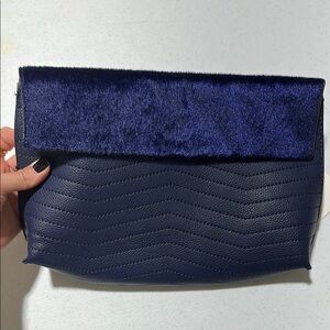 Street Level Midnight Blue Clutch